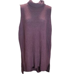 NEW Eggplant sweater tunic ribbed XXL